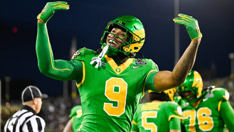 Jamari Johnson TD celebration