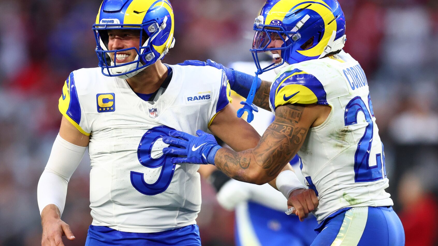 BET99 Promo Code SBD. Matt Stafford and Blake Corum