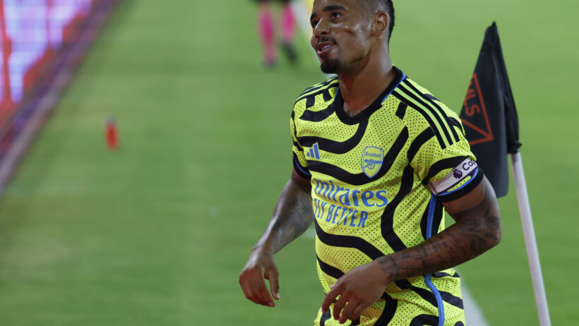 GABRIEL-JESUS-COM-A-CAMISA-DO-ARSENAL-CONTRA-O-MLS-ALL-STAR-EM-2023