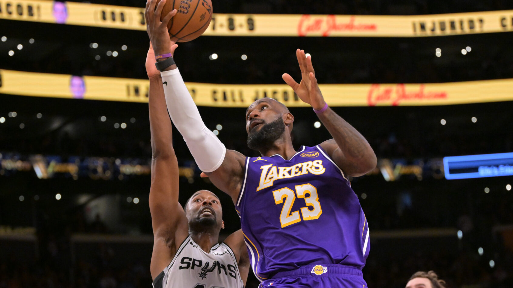 LeBron James and the Lakers take on the Spurs.