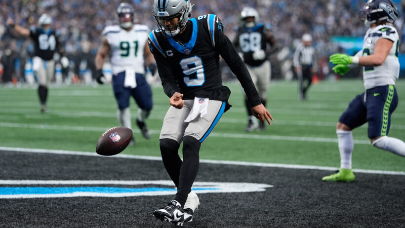 Bryce Young after scoring a touchdown