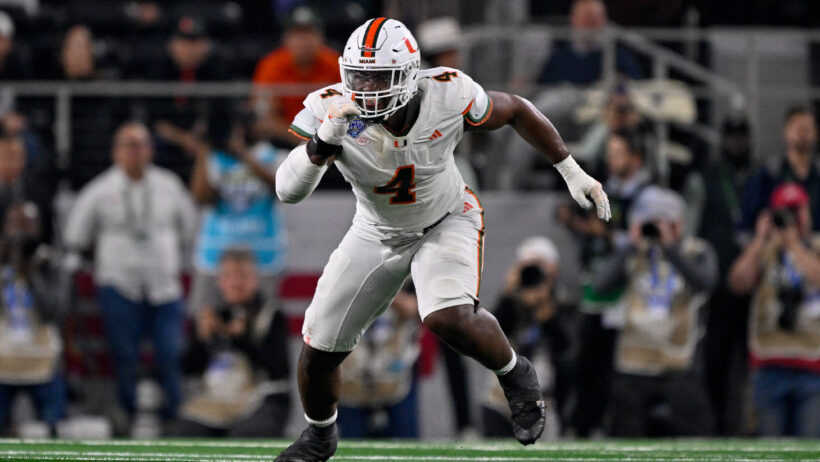 Rueben Bain leads Miami's defense.