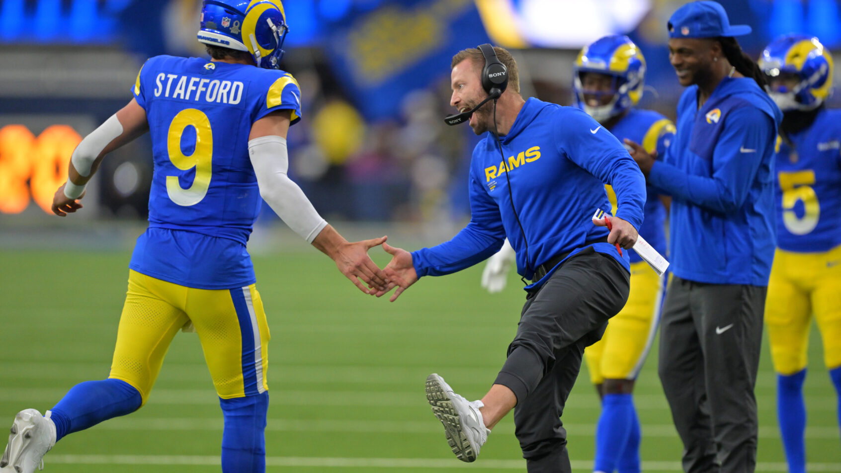 Matthew Stafford and Sean McVay lead the Rams into the playoffs.