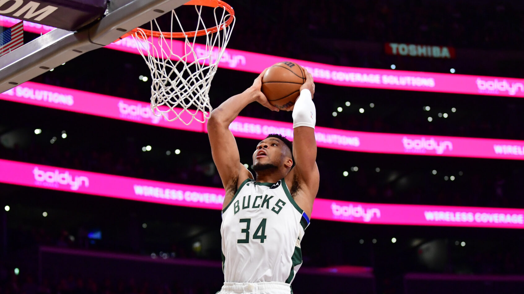 Giannis Antetokounmpo leads the Bucks vs. Atlanta.