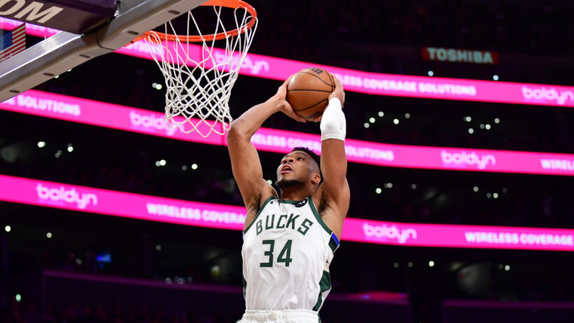 Giannis Antetokounmpo leads the Bucks vs. Atlanta.