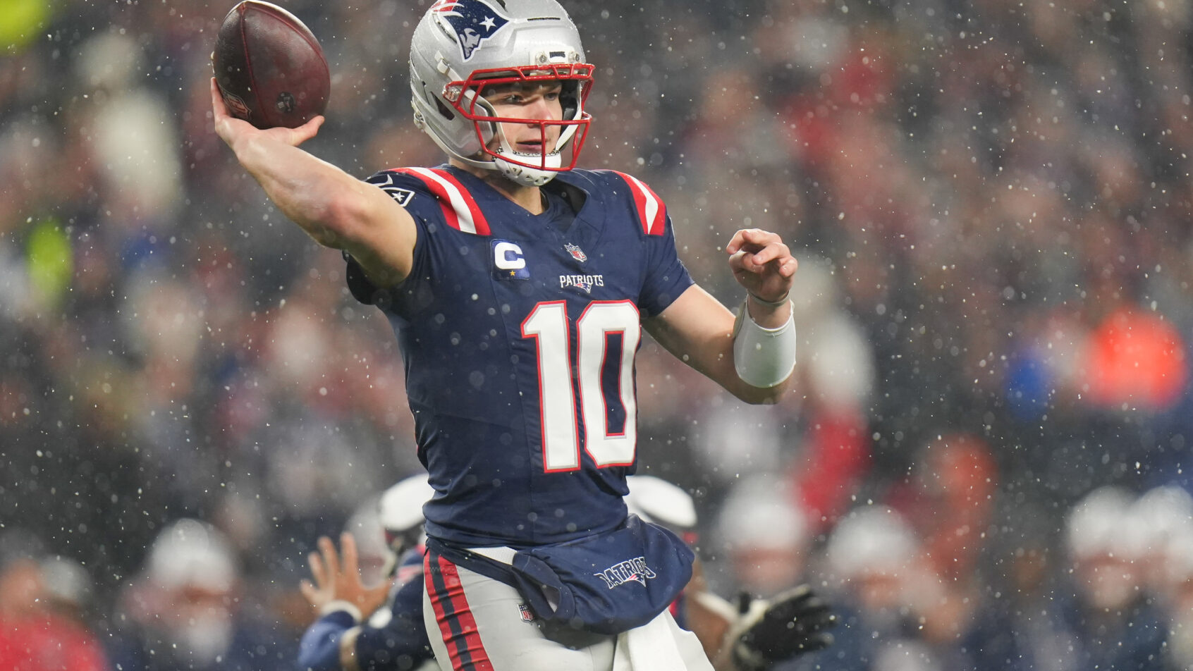 Drake Maye leads the Patriots into the AFC Championship Game at Denver.