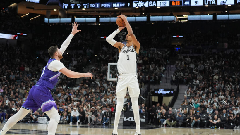 Victor Wembanyama leads the Spurs vs. the Rockets.