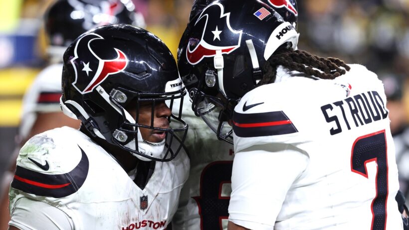 Betting on the Texans NFL Playoffs in Texas. Woody Marks and CJ Stroud.