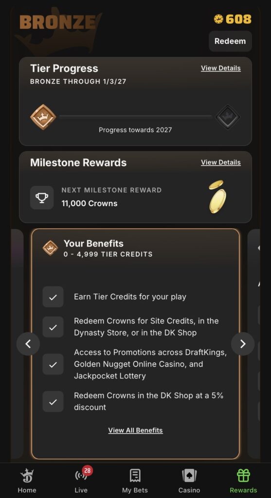 DraftKings Promo Code Dynasty Rewards