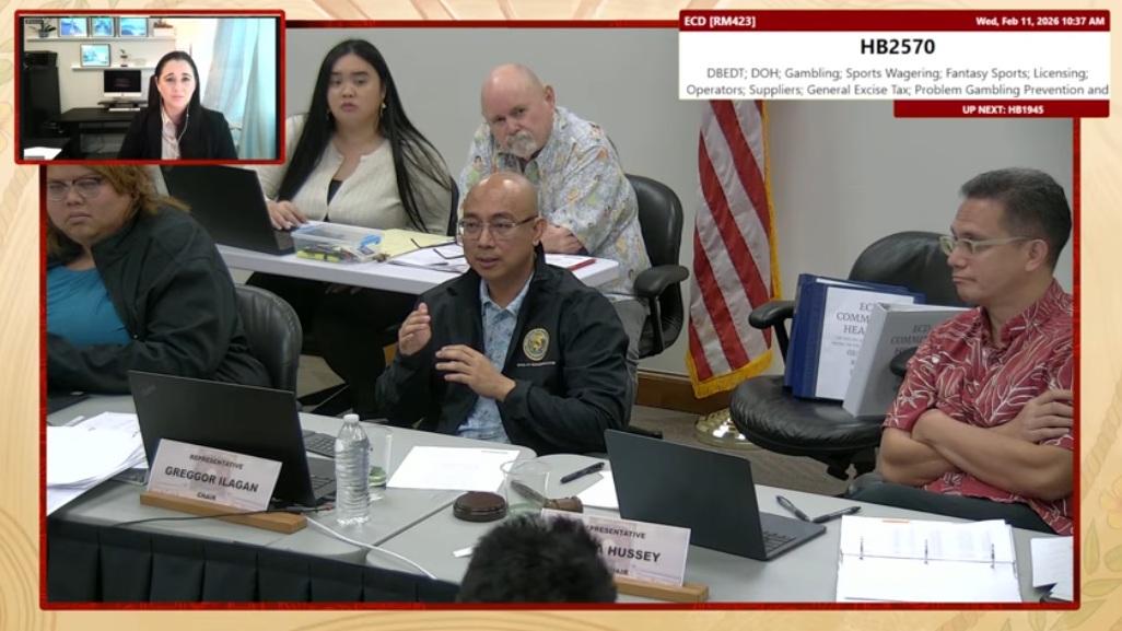 Hawaii House Committee approves online sports betting bill.