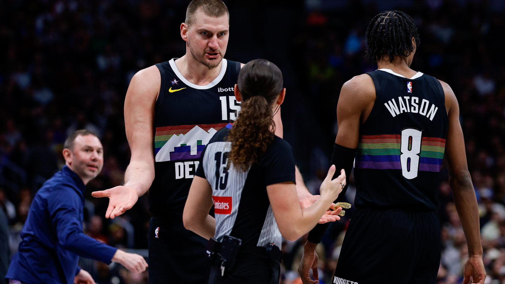 Denver takes on the Knicks tonight.