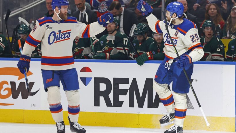 NHL: Minnesota Wild at Edmonton Oilers