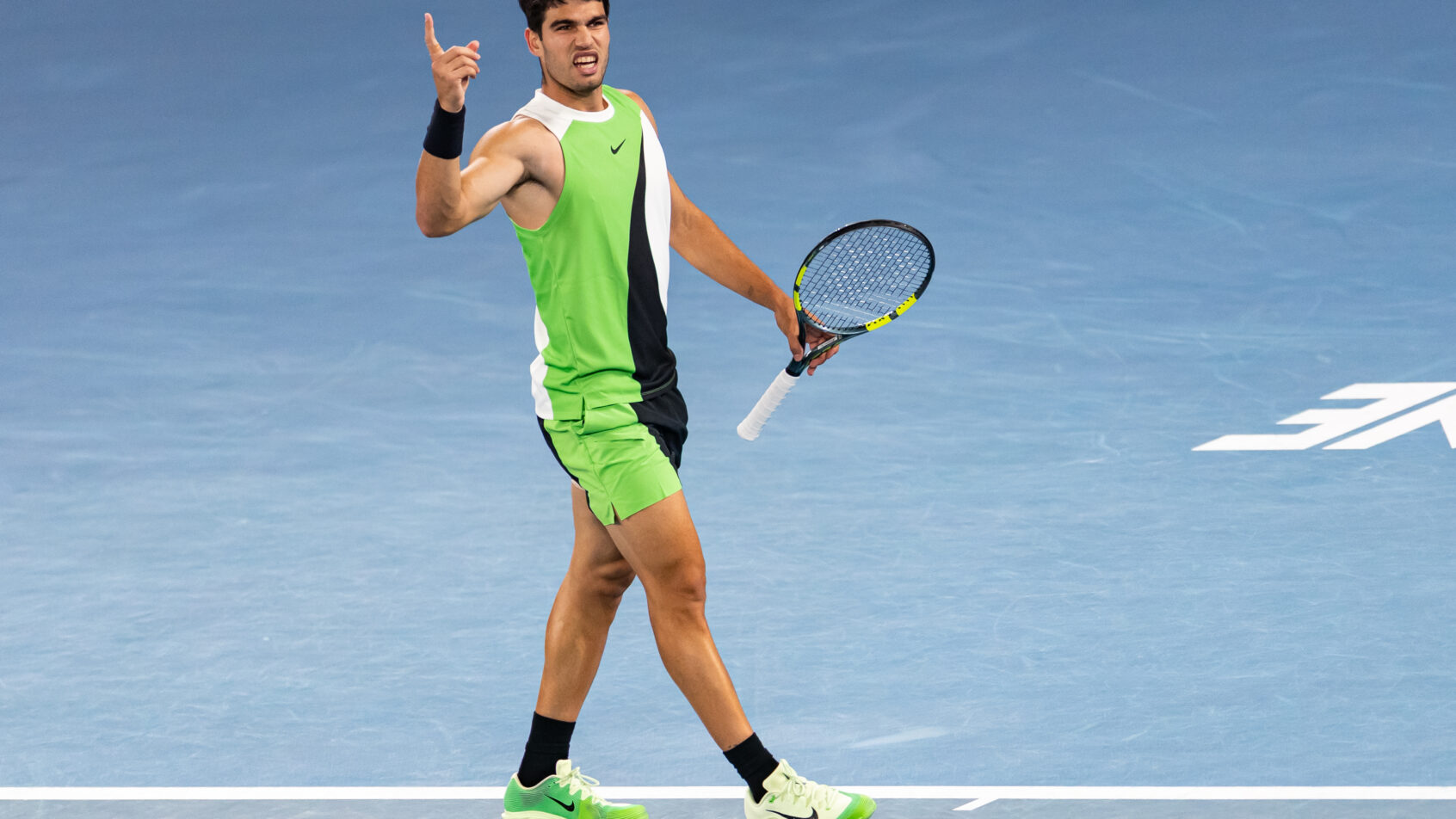 Carlos Alcaraz returns to action for the first time since winning the Australian Open.