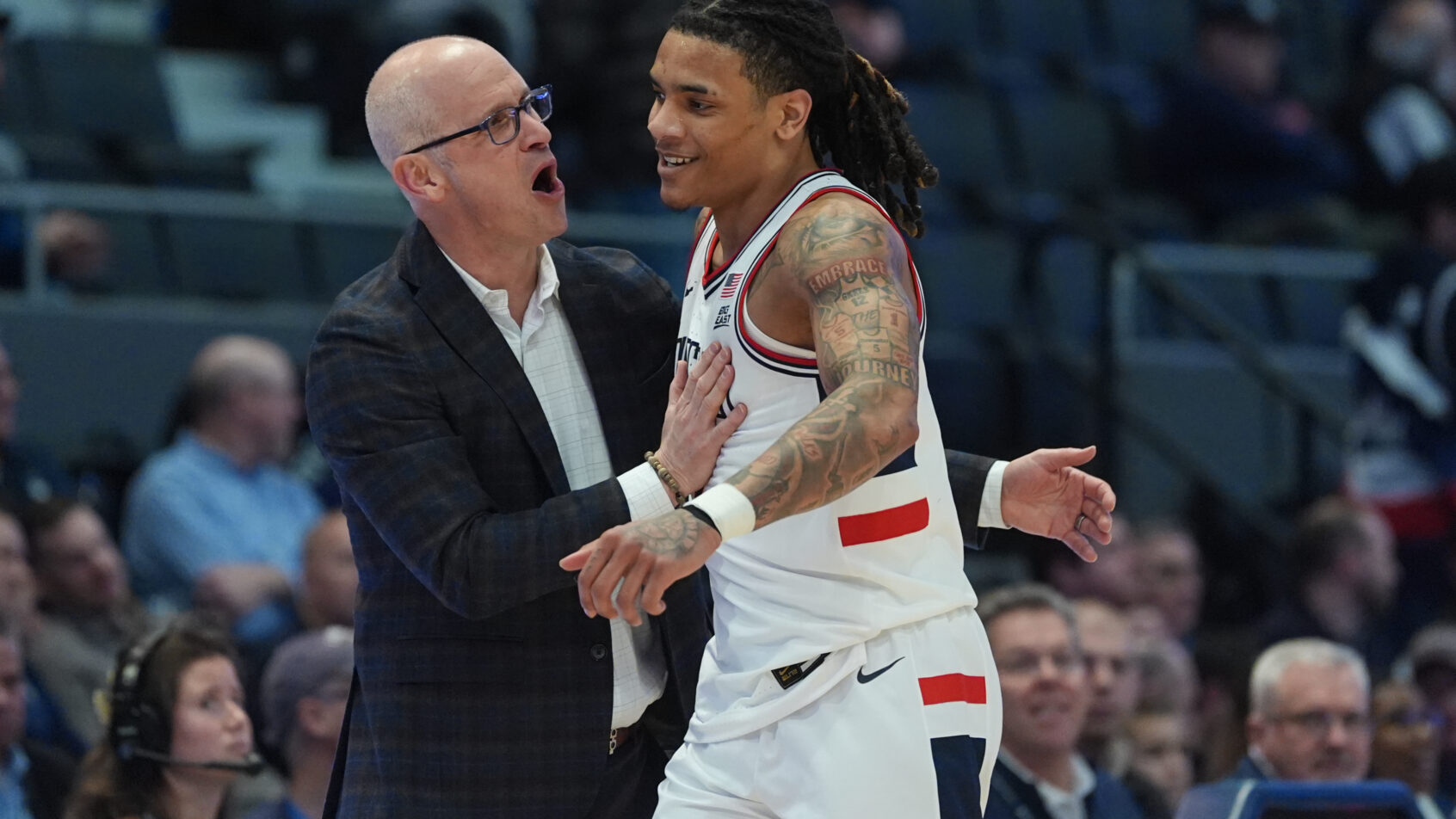 UConn faces St. John's tonight at Madison Square Garden.