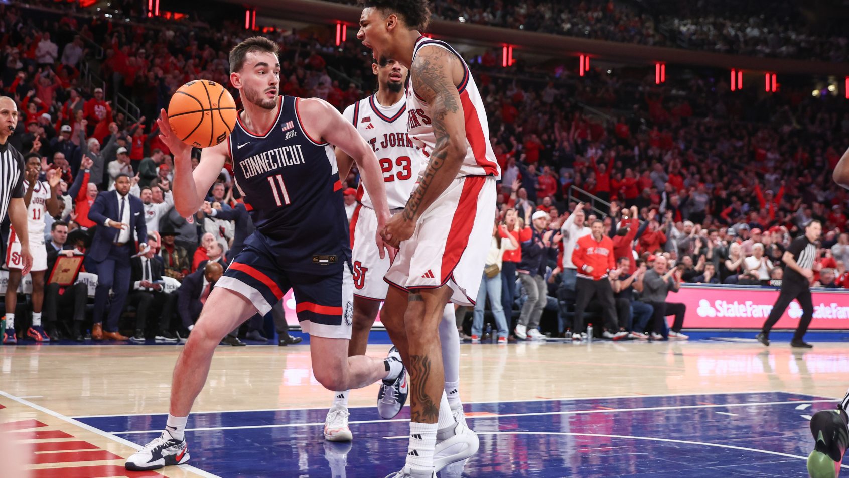 St. John's is going for the season sweep tonight at UConn.