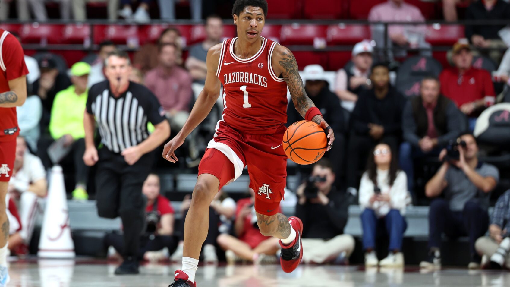 NCAA Basketball: Arkansas at Alabama