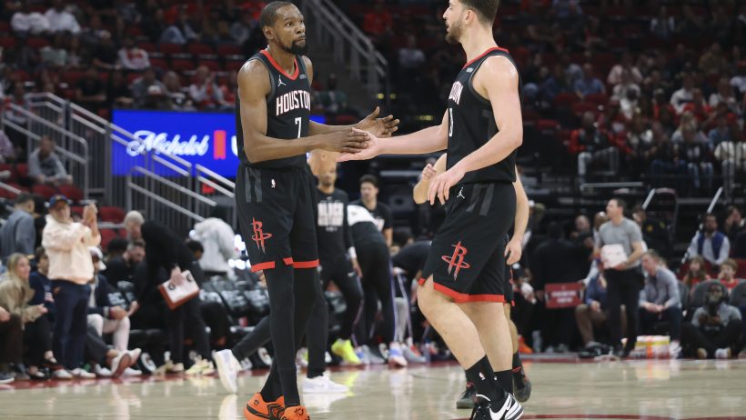 Kevin Durant leads the Houston Rockets.