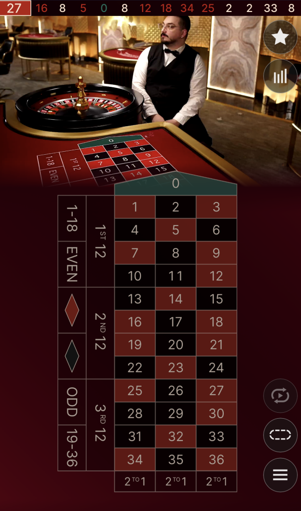 Live Dealer Roulette