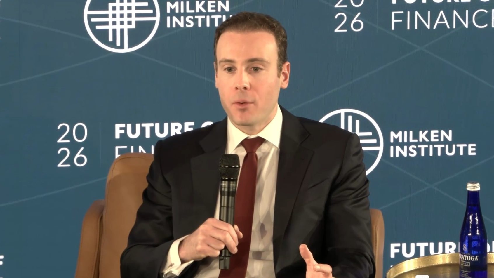 CFTC Chairman Michael Selig at the Milken Institute's Future of Finance 2026 conference in Washington, D.C.