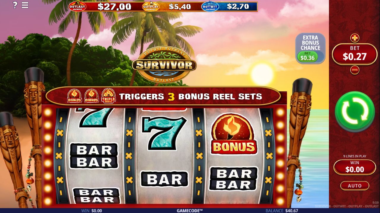 Outwit BetMGM Introduces New Survivor-Themed Slots At Online Casino