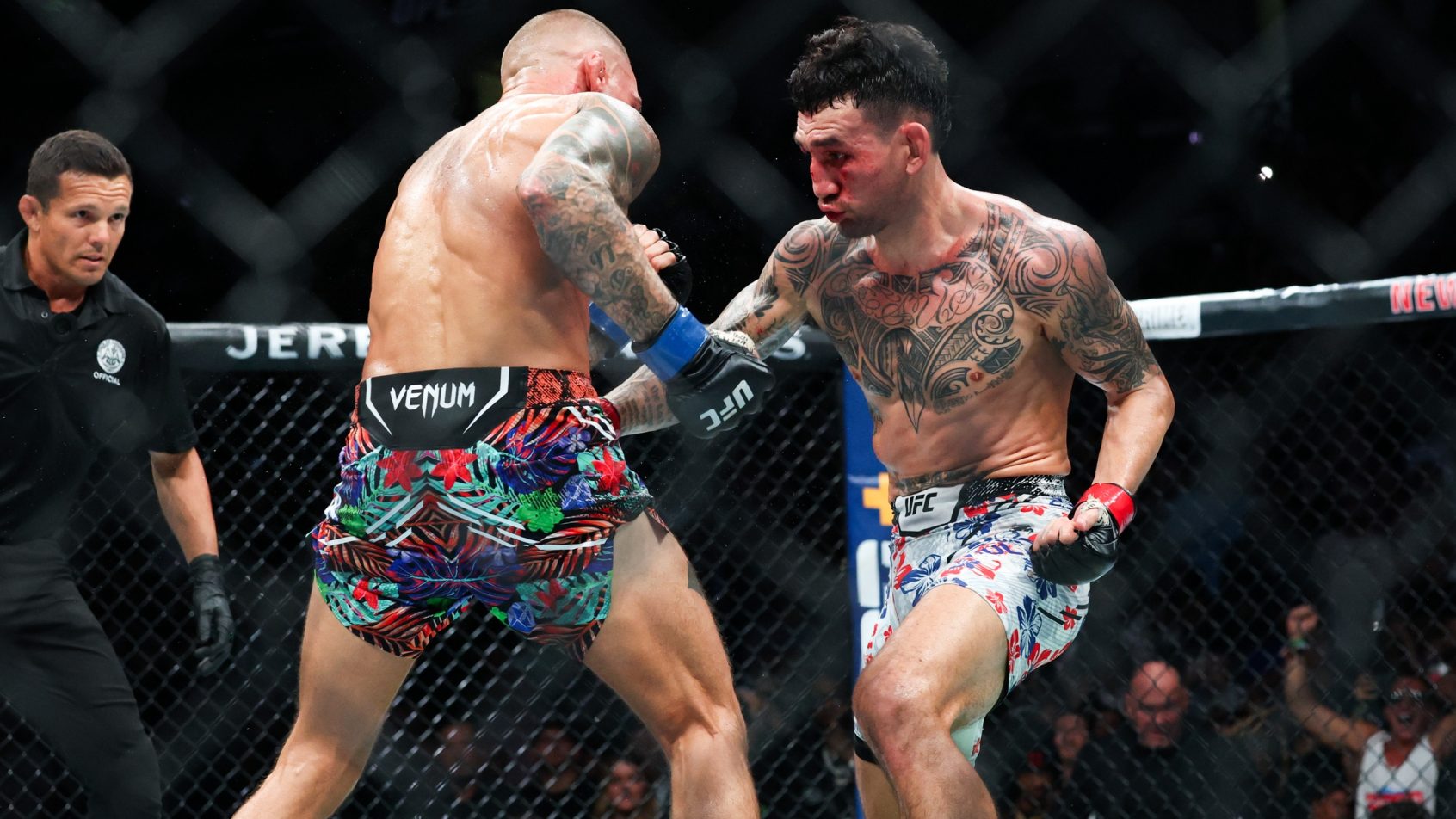 MMA: UFC 318-Holloway vs Poirier