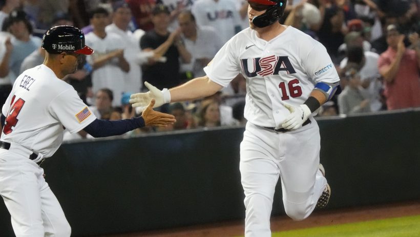 Team USA's Will Smith rounding the bases