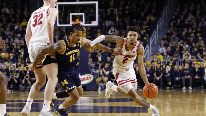 Wisconsin Badgers guard Nick Boyd drives to the hoop