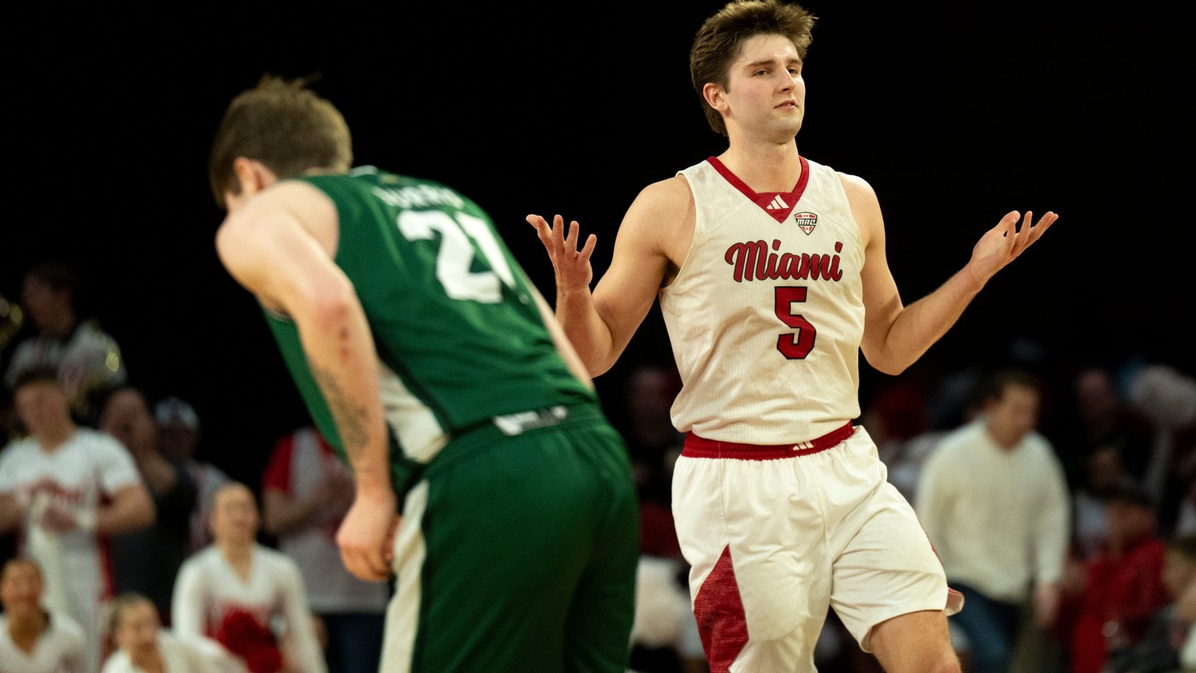 Miami RedHawks guard Peter Suder