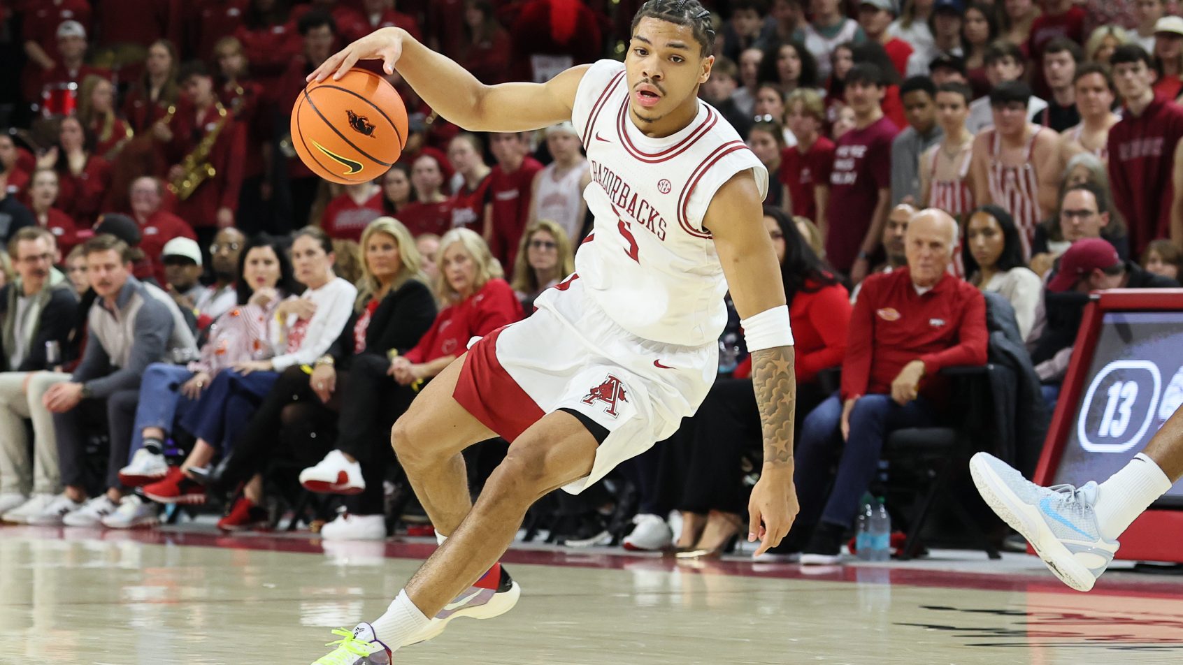 Darius Acuff Jr. leads Arkansas against Oklahoma in the SEC Tournament quarterfinals.
