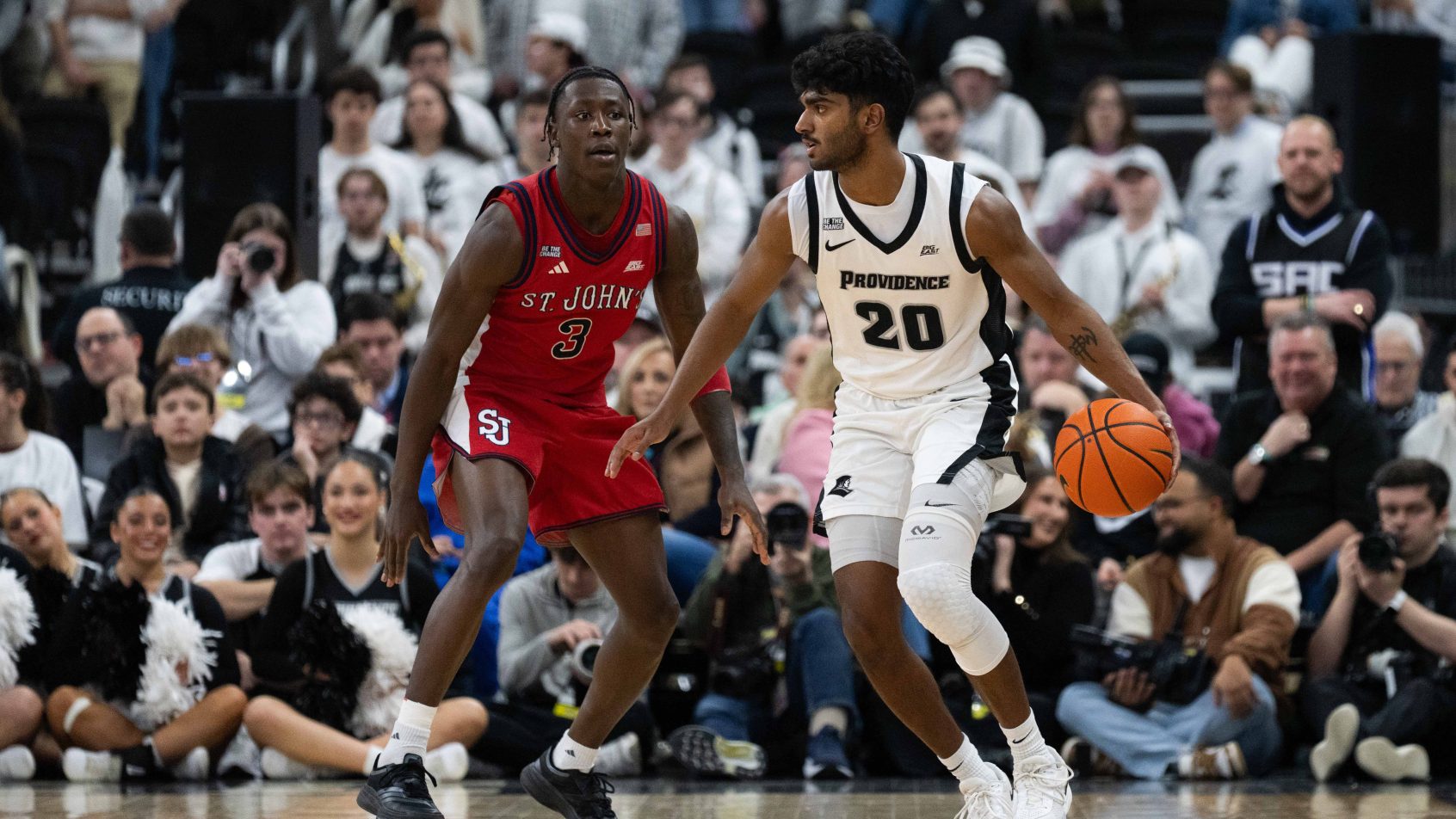 St. John's plays Providence in the Big East Tournament.