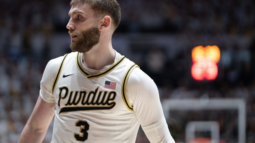 Purdue Boilermakers guard Braden Smith on the court
