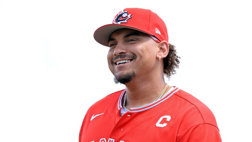 Josh Naylor smiling