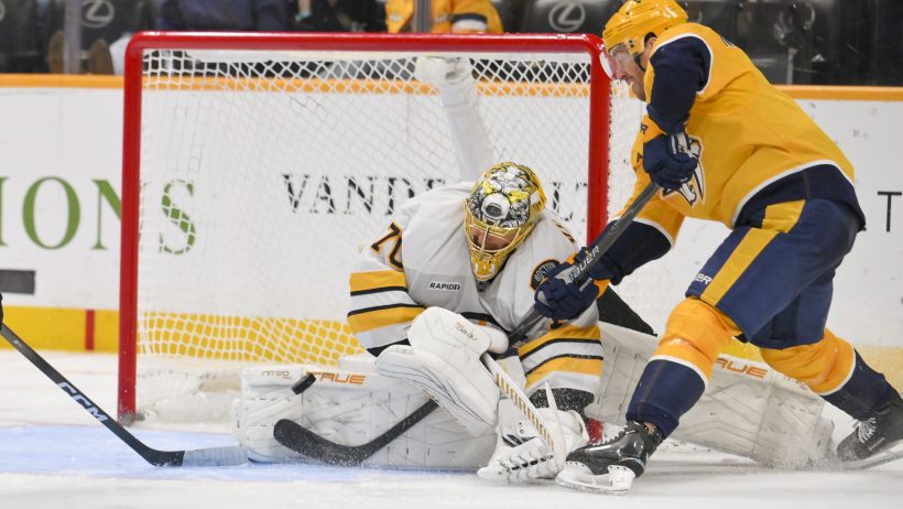 Joonas Korpisalo makes save