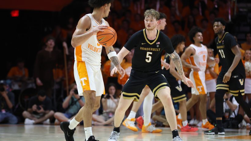 Tennessee faces Vanderbilt in the SEC Tournament quarterfinals.