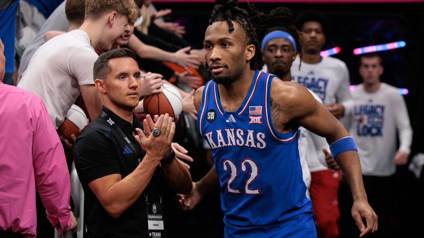 Kansas Jayhawks guard Darryn Peterson