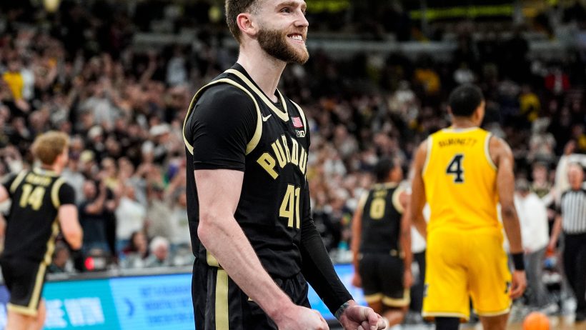 Braden Smith celebrating