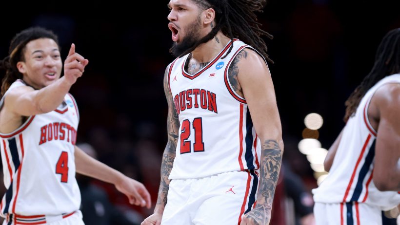 Houston's Emanuel Sharp hollering