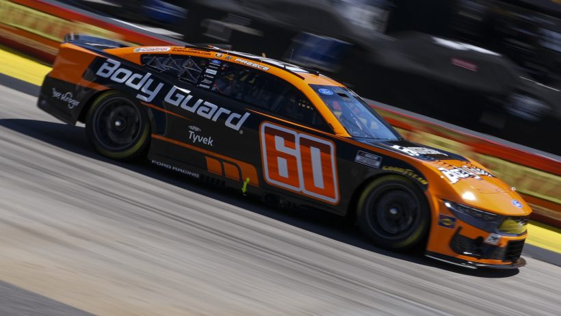 Ryan Preece on track at Martinsville 2026.