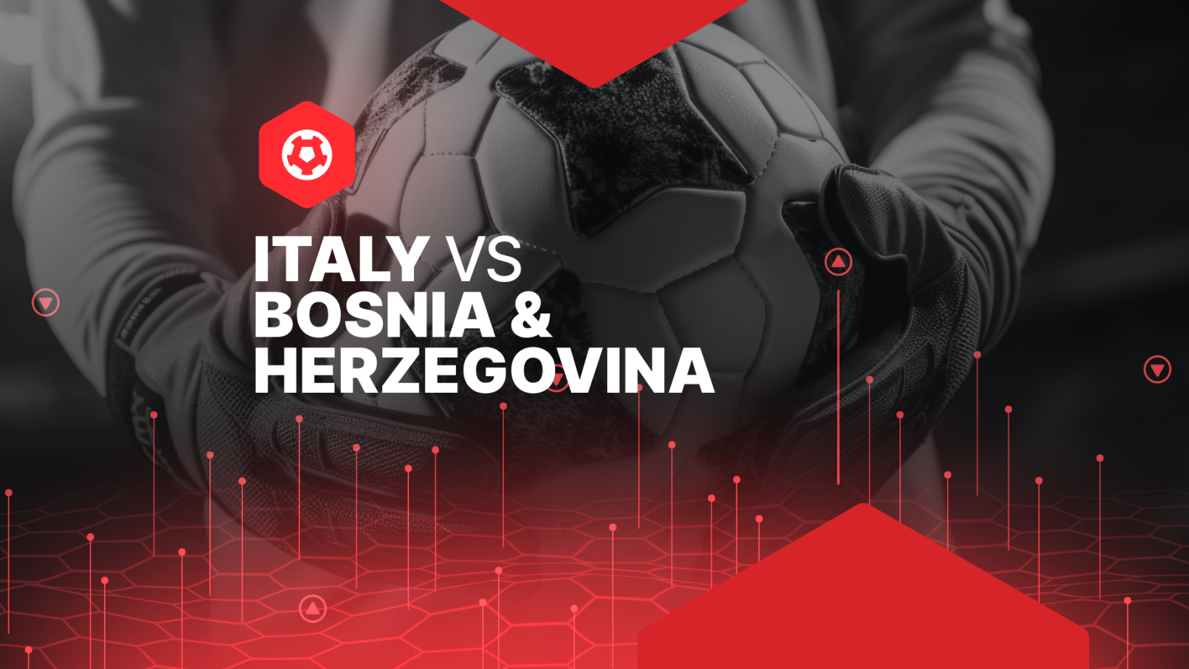 Italy vs Bosnia & Herzegovina SBD graphic.