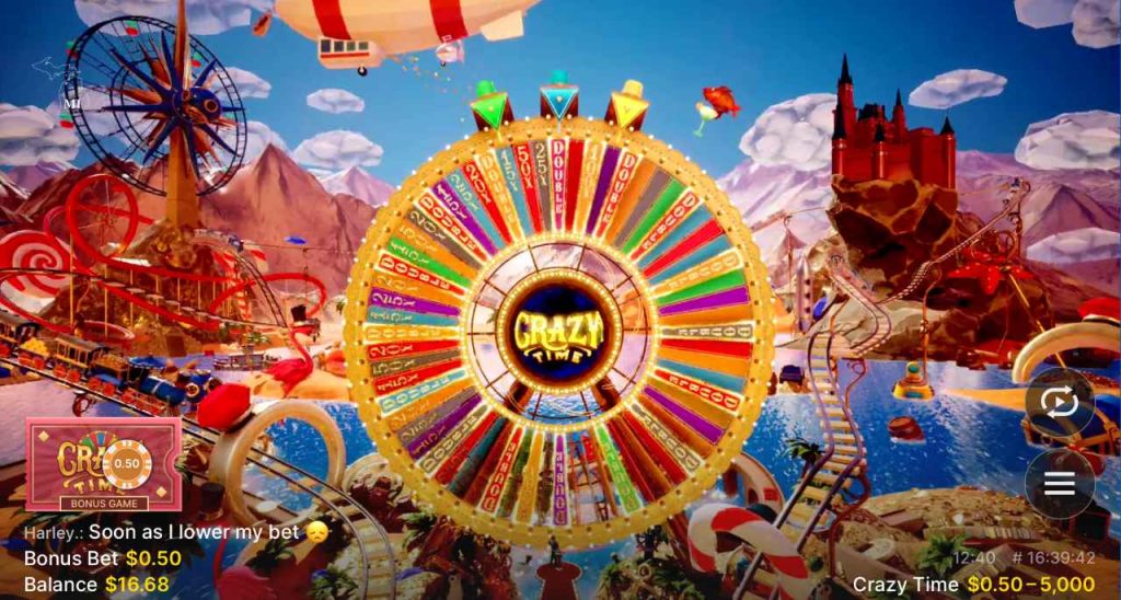 Crazy Time Bonus Wheel
