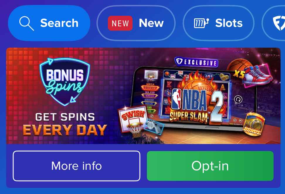 FanDuel Bonus Spins