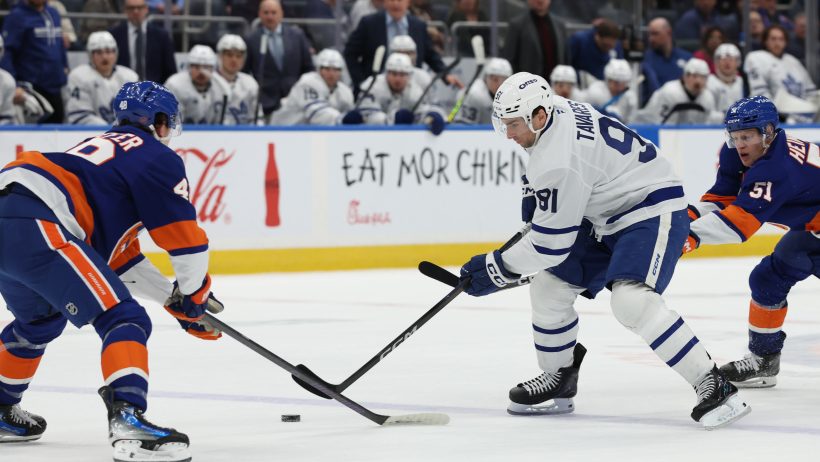 John Tavares trying to score