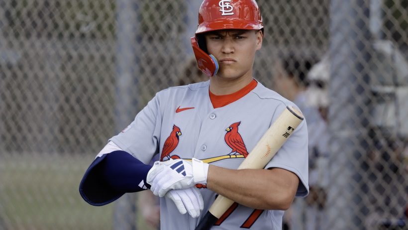 JJ Wetherholt and the Cards try to win the series today vs. Cleveland.
