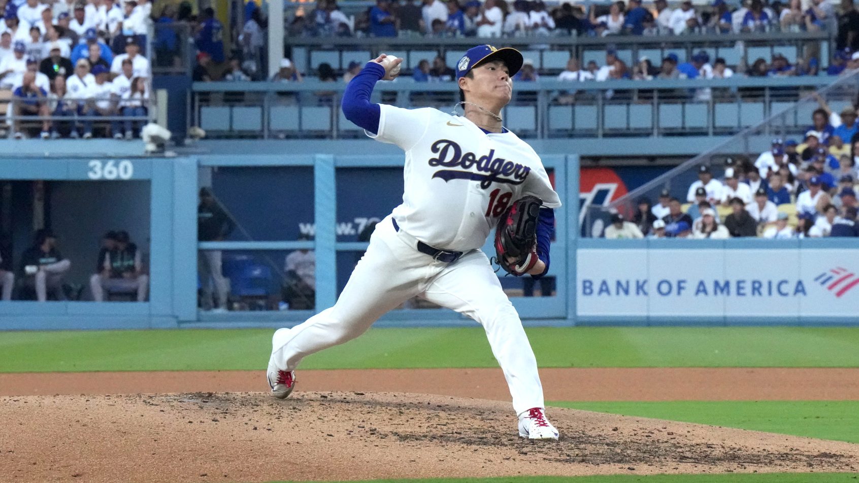 Yamamoto makes his second start of the season tonight for the Dodgers.