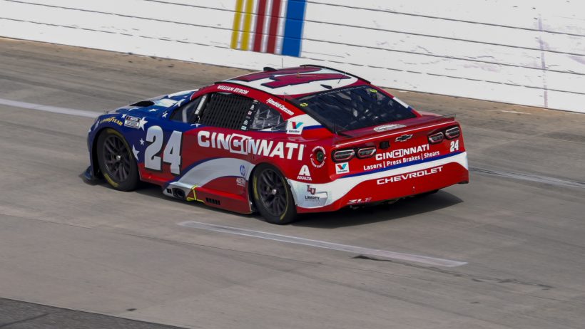 William Byron on-track at Martinsville (2026).