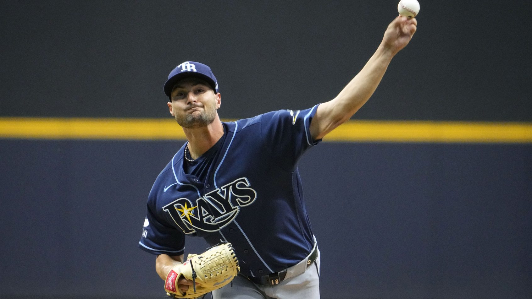 Shane McClanahan is back on the bump today for the Rays.