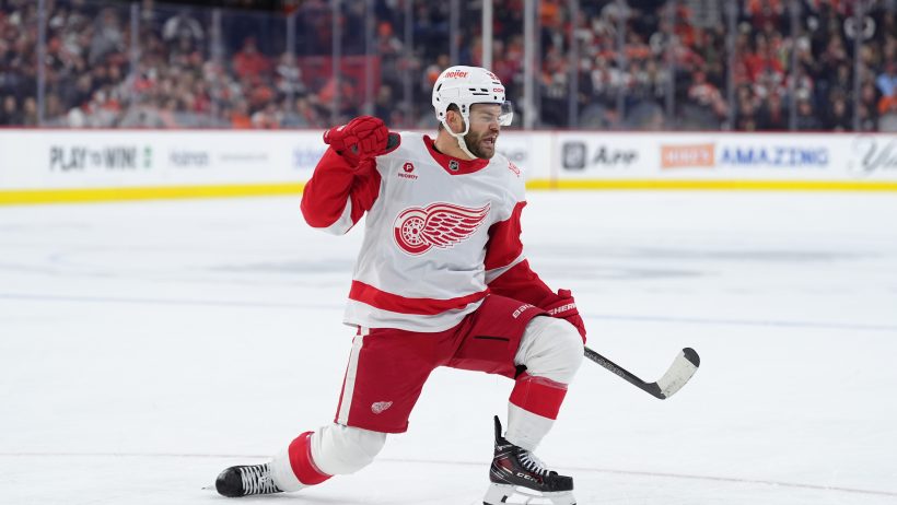 Alex DeBrincat celebration