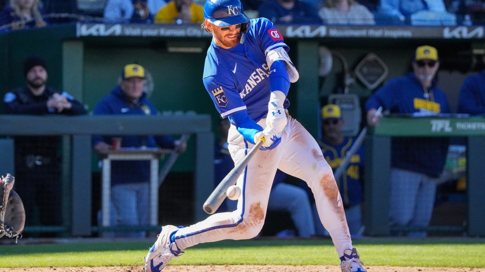 Bobby Witt Jr leads the Royals vs the Guardians.