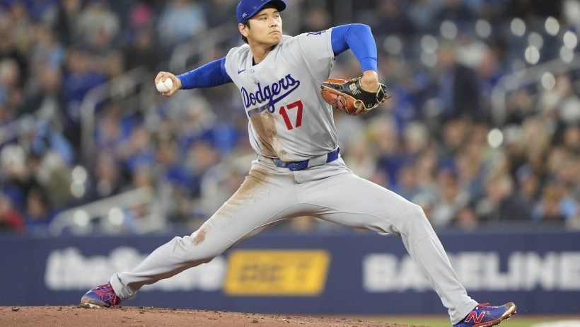 Shohei Ohtani gets the start tonight for the Dodgers.