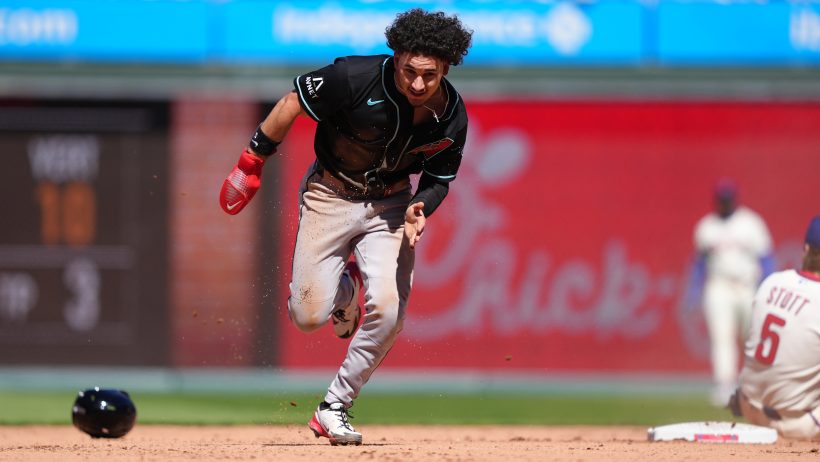 Arizona Diamondbacks outfielder Alek Thomas runs the bases